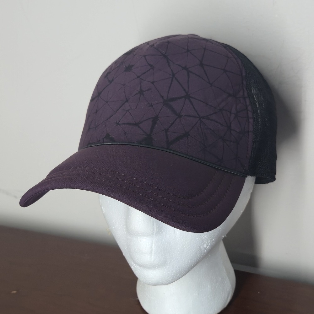 Lululemon Trucker Hat Adjustable Snap Back Purple Crushed Cherry Whats'SUP